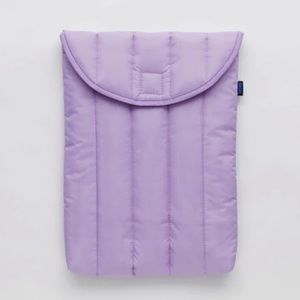 NWT - BAGGU Puffy Laptop Sleeve 13"/14" - Dusty Lilac